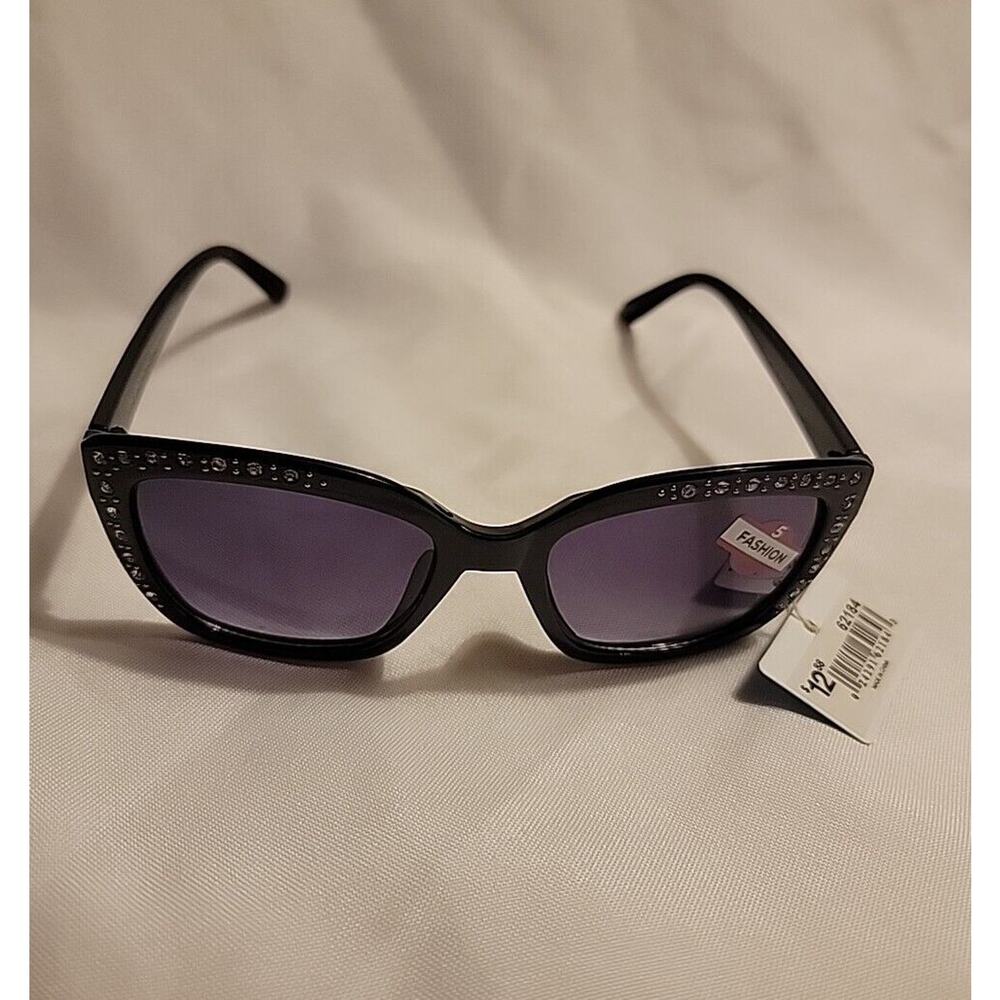 Piranha Ava Square Cat Eye Fashion Sunglasses Style # 62184 Rhinestones